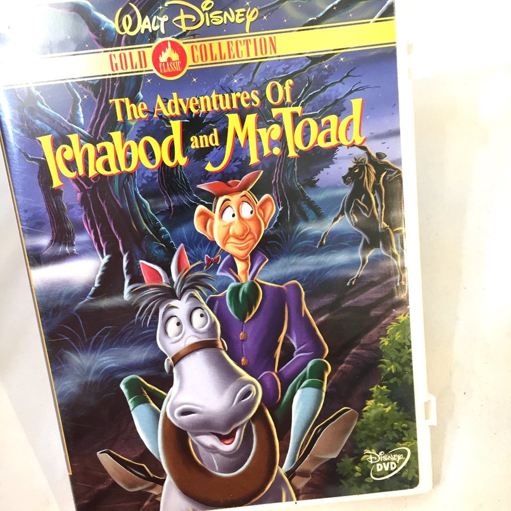 DVD The Adventures of Ichabod & Mr Toad  Disney Gold